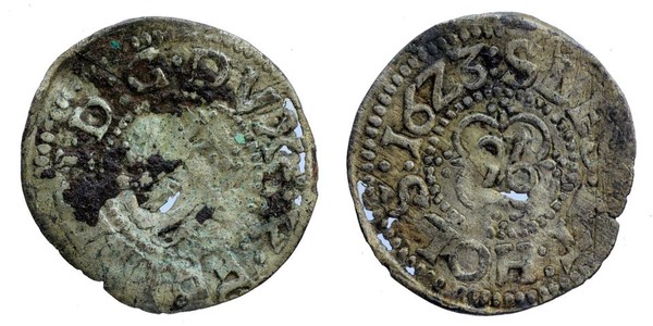 1/96 Taler, Hzgl. Schleswig-Holstein-Gottorpische Linie, Friedrich III. (1616 - 1659)