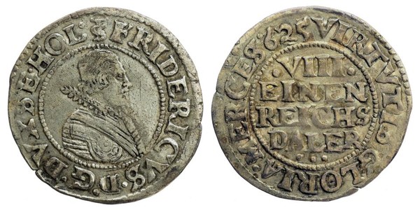 1/8 Taler, Hzgl. Schleswig-Holstein-Gottorpische Linie, Friedrich III. (1616 - 1659)