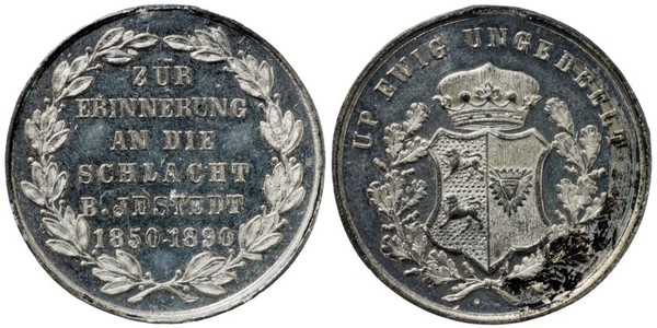 Schleswig-Holstein: Medaille zur Erinnerung an die Schlacht bei Idstedt 1850