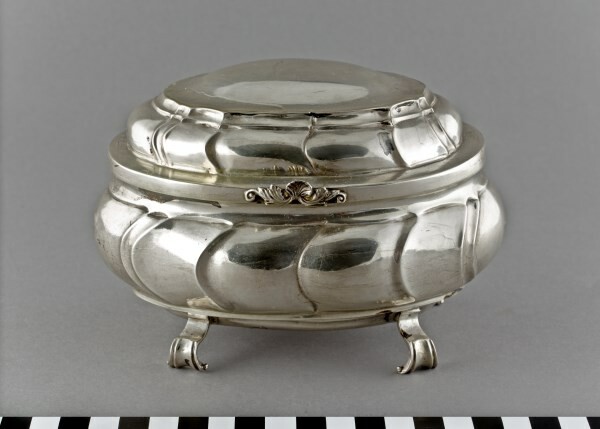 Zuckerdose, Silber, Otterndorf, Meister Peter Nicolaus Meyer, um 1770